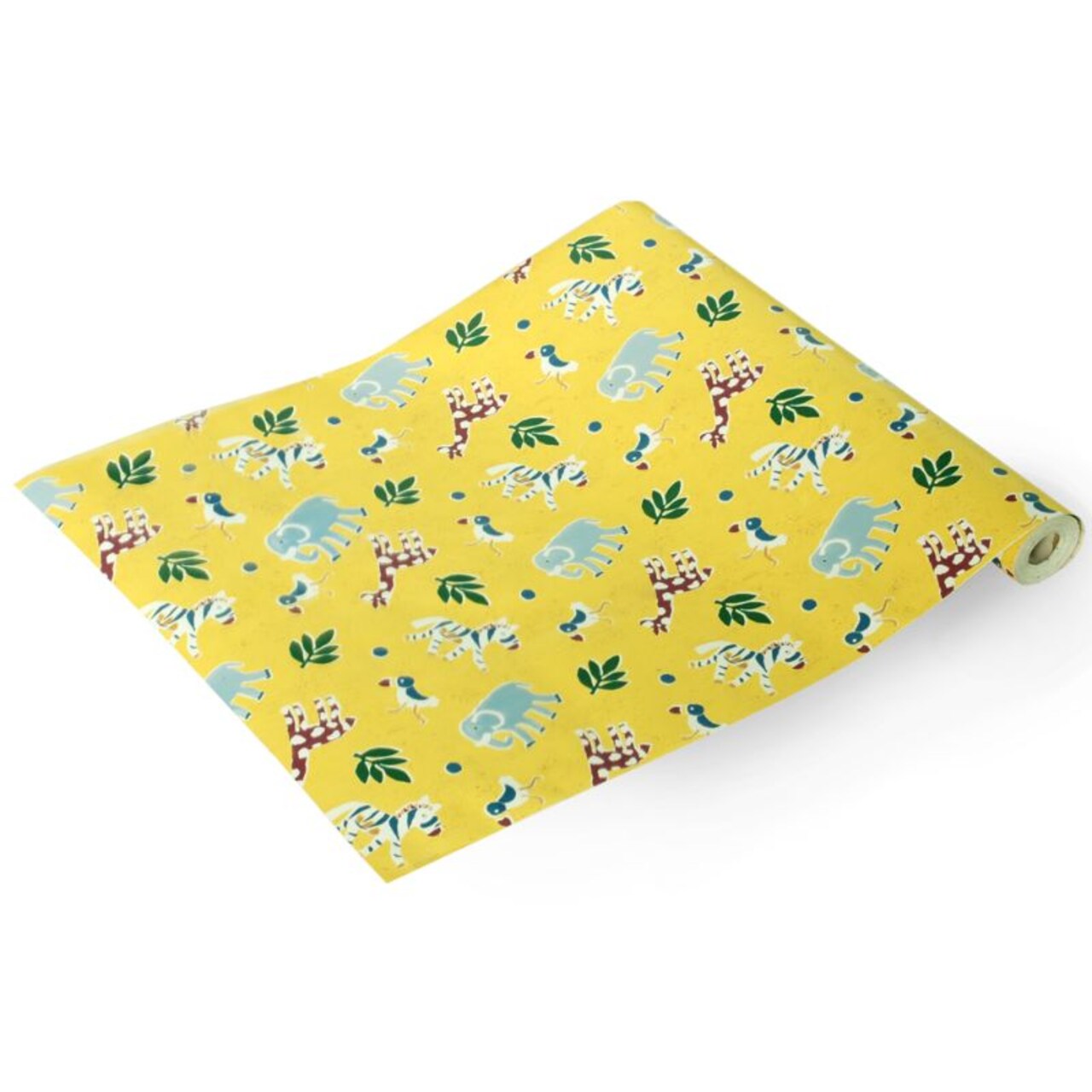 Lovely Zoo Wallpaper Roll, Peel-and-Stick, Repositionable and Removable
